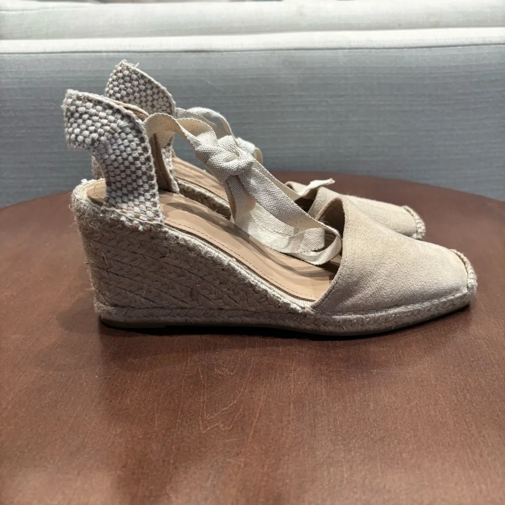 Boden Cassie Espadrille Wedges, Size 40/‎ US 9